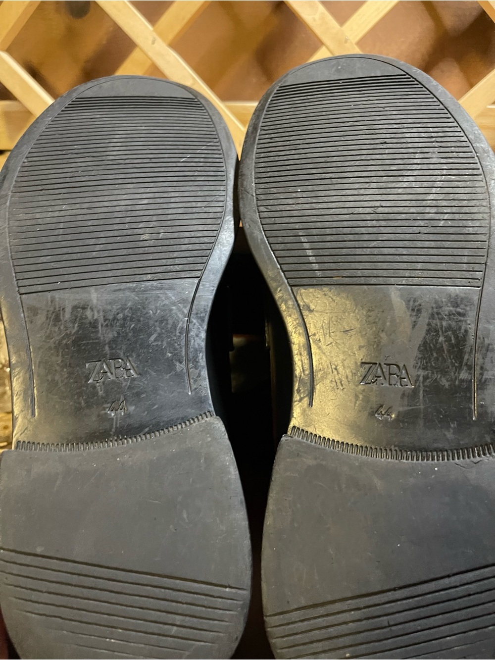 Zara Genuine Leather Loafers/ Men's US Sz 11 Dress Shoe - Picture 11 of 15